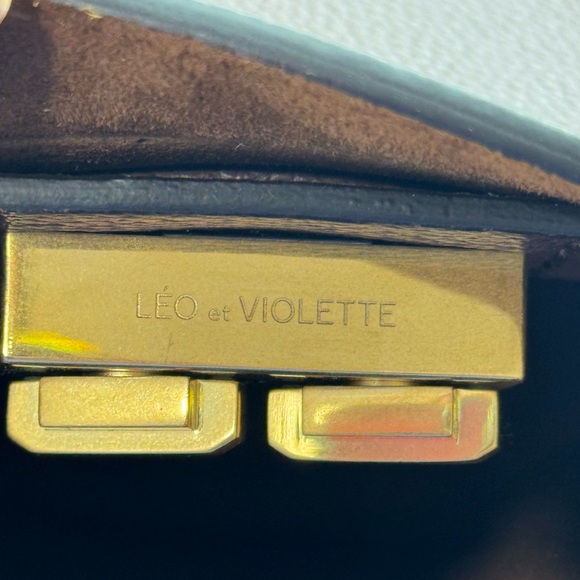 NEW Leo Et Violette Le Duo Bucket Bag Brown Grain Leather - Picture 13 of 16